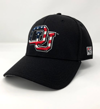 OUKS Cap - Black Fitted Flag