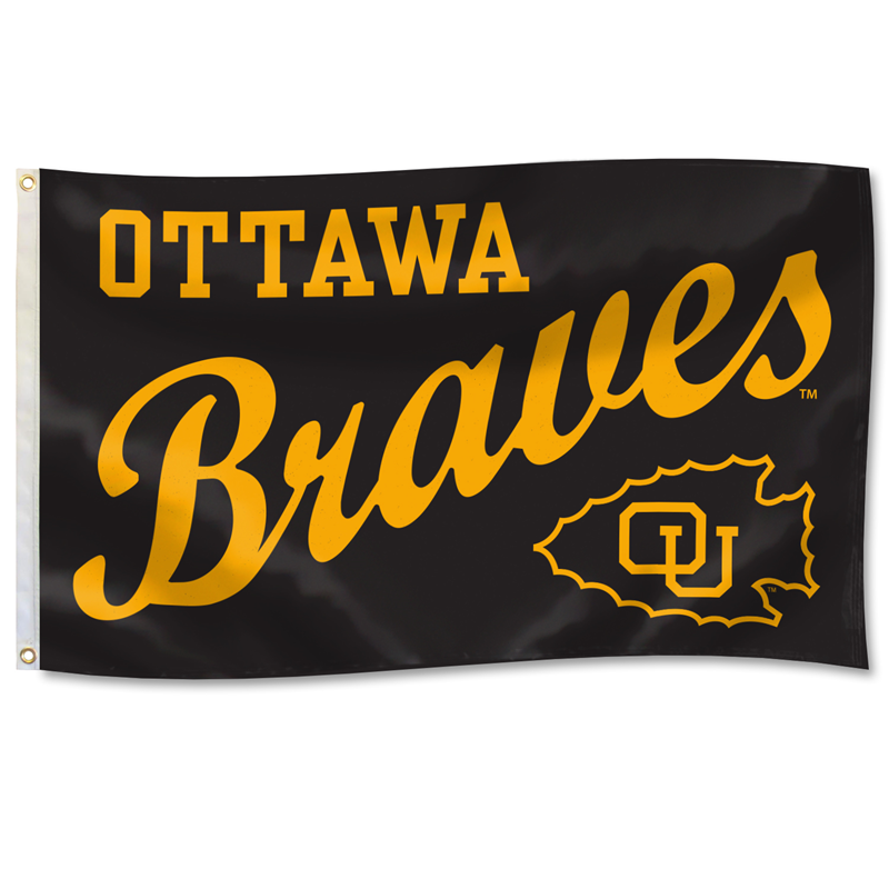 OUKS Flag 3x5 Ottawa Braves | Ottawa University Fan Shop