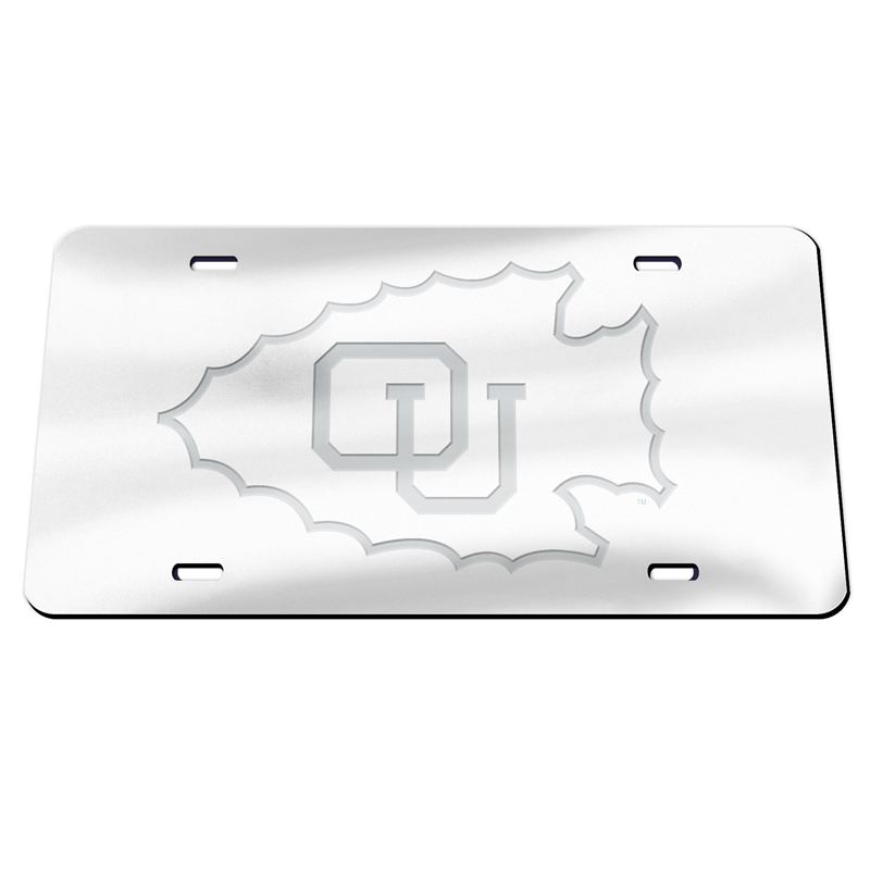 OUKS Auto License Plate Clear Frosted Arrowhead (SKU 1021906564)
