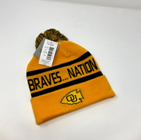 OUKS Outerwear Gold & Grey - Braves Nation Beanie