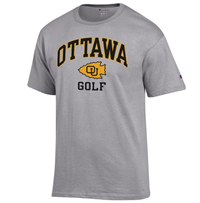 OUKS Athletics Short-Sleeve Grey Golf Tee