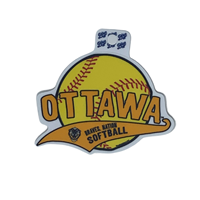 OUKS Decal Sticker - Softball