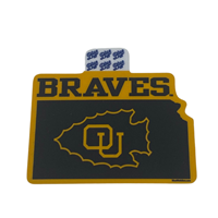 OUKS Decal Sticker - Braves KS