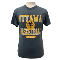 OUKS Athletics Gibby Short-Sleeve Dark Heather Basketball Tee