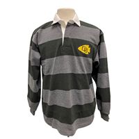 OUKS Long-Sleeve Rugby Polo Sweatshirt