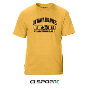 OUKS Athletics Short-Sleeve Gold Flag Football Tee