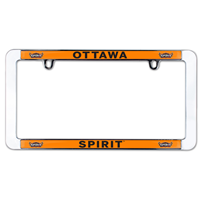 OUAZ License Plate Frame Ottawa Spirit