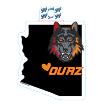 OUAZ AZ State Sticker