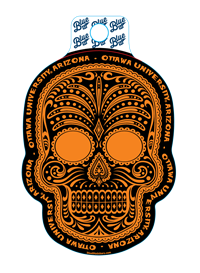 OUAZ Skull Sticker