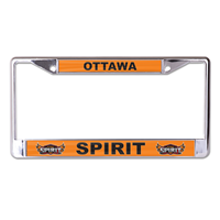 OUAZ License Plate Frame Ottawa Spirit Domed